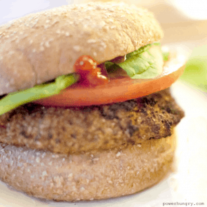 3-Ingredient Vegan Bean Burgers {oil-free, gluten-free}