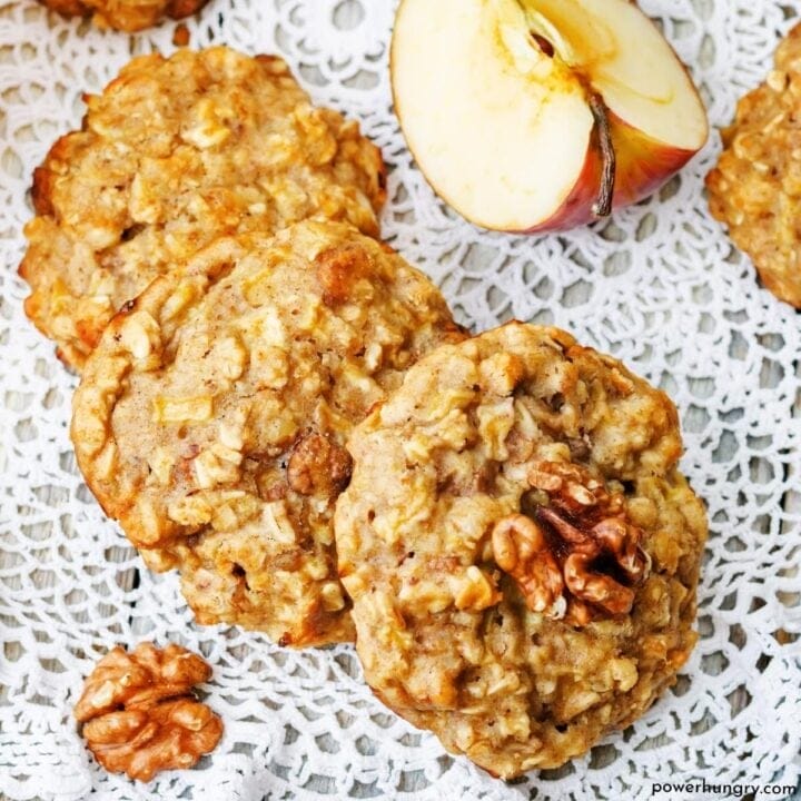 3 ingredient vegan applesauce oat cookies
