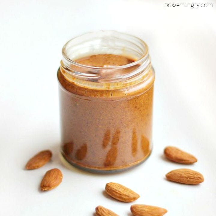 How to Make Almond Butter (1 ingredient, no oil, easy!) - Texanerin Baking