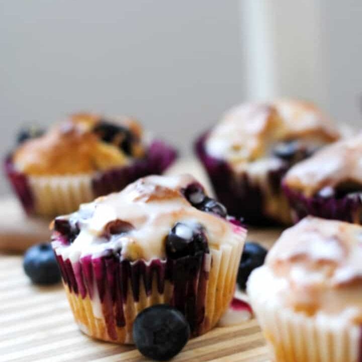 Flourless Lemon-Blueberry Muffins (gluten-free