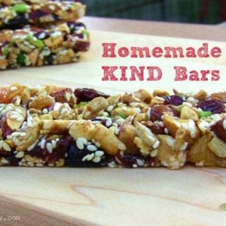 Homemade KIND Bars {Gluten-Free, Vegan}