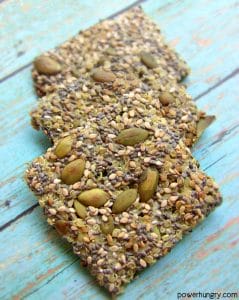 Easy No-Roll Seeded Quinoa Crackers {oil-free, high-protein, V, GF}