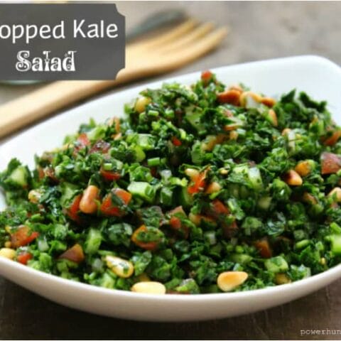 Chopped Kale Salad (Paleo, Vegan, Gluten-Free)
