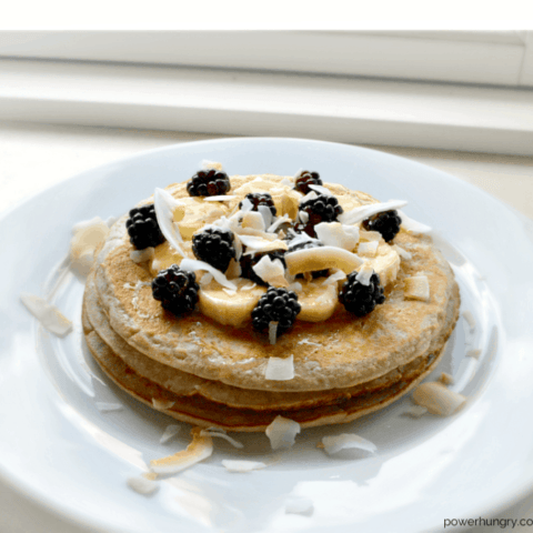 Buttermilk Chickpea Flour Pancakes {Grain-Free, Gluten-Free}
