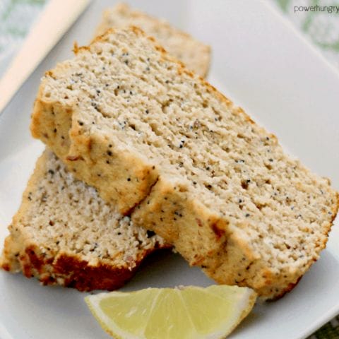 Lemon Poppy Seed Almond Flour Bread {Grain-Free, Vegan}