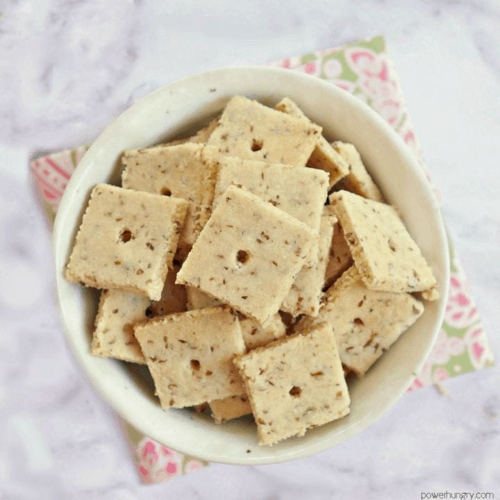 2-Ingredient Almond Flour Crackers (Vegan, Oil-Free, GF)