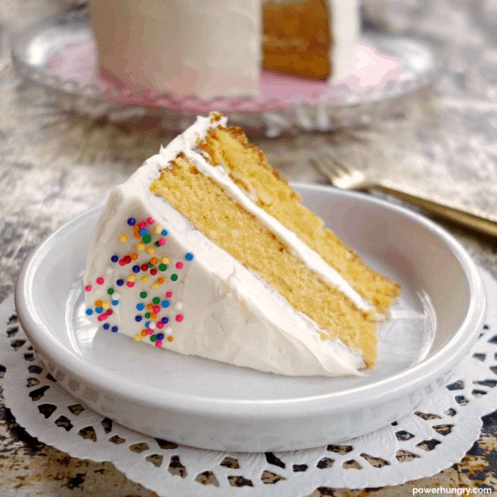 Vanilla Layer Cake {Grain-Free & Vegan}