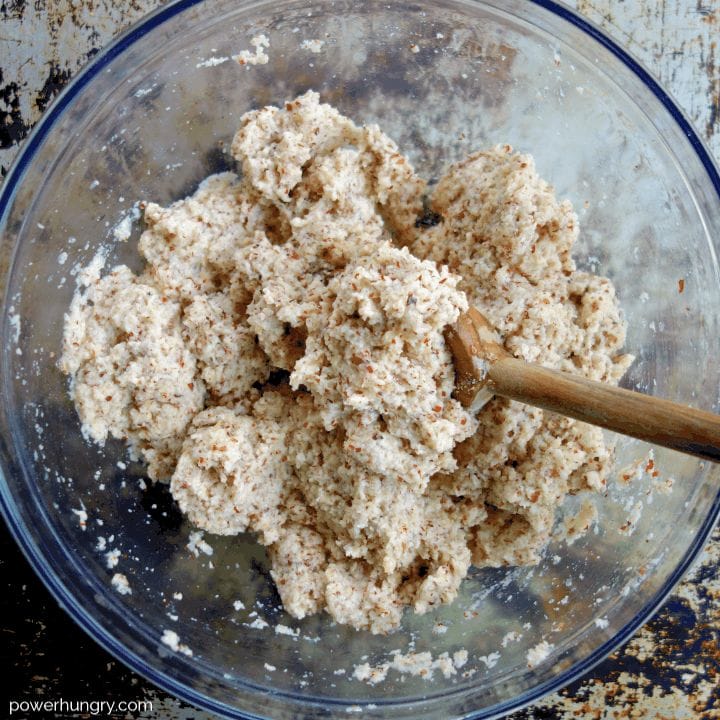 Dough for vegan almond flour bread