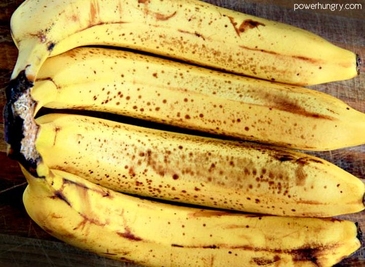 4 very ripe bananas