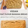 pinterest image for banana oat bread