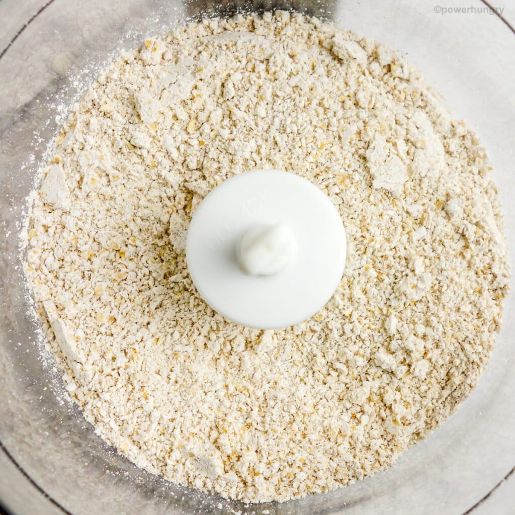 oats, ground into a flour in a food processor