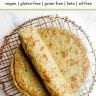 pinterest image showing pepita tortillas on a copper cooling rack